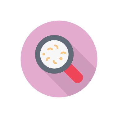 arama çemberi gölge düz simgesi