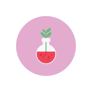 matara vektör dairesi düz simgesi