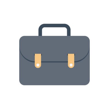 torba vektörü düz renk simgesi