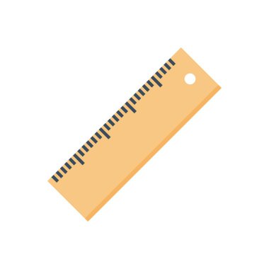 vektör düz renk simgesini ölç