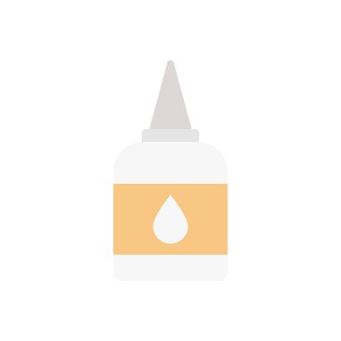 sakız vektörü düz renk simgesi