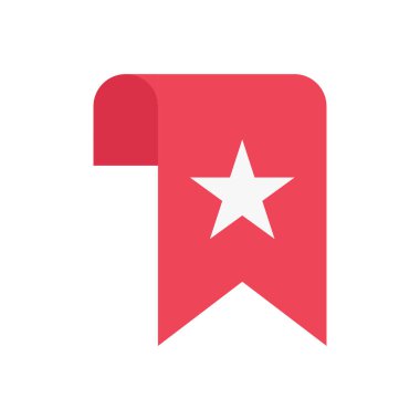 etiket vektörü düz renk simgesi