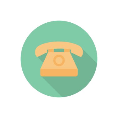 Sabit hat daire gölge simgesi