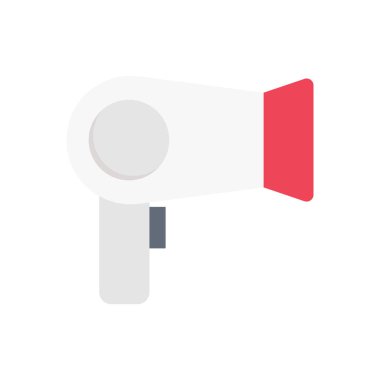 sıcak vektör düz renk simgesi