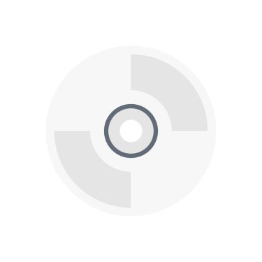 DVD vektör düz renk simgesi