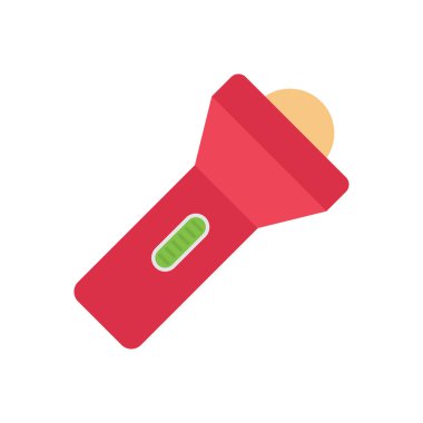 ışık vektörü düz renk simgesi