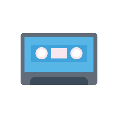 bant vektörü düz renk simgesi