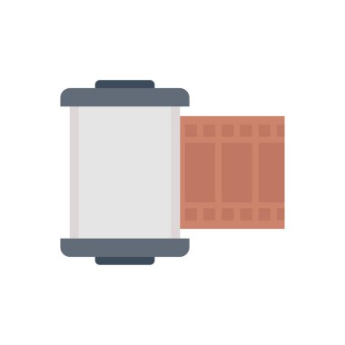 Makara vektörü düz renk simgesi