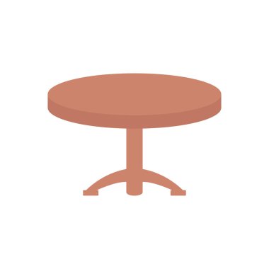 Tabure vektörü düz renk simgesi