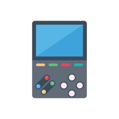 aygıt vektörü düz renk simgesi