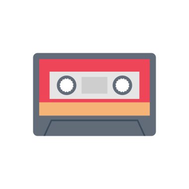 bant vektörü düz renk simgesi