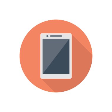 hareketli daire gölge düz simgesi