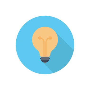 ışık çemberi gölge düz simgesi