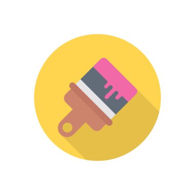 boya dairesi düz simgesi