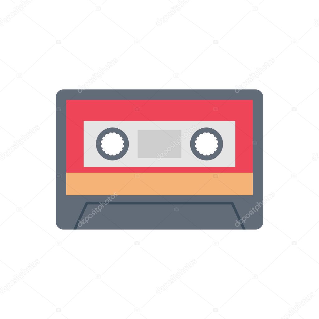 tape vector flat colour icon