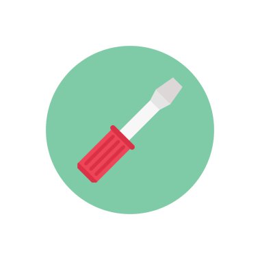 vektör dairesi düz simgesini düzelt