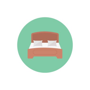 iç vektör dairesi düz simgesi