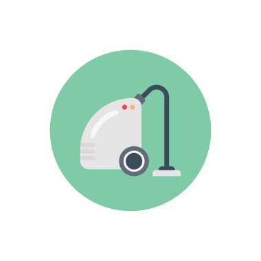 Daha temiz vektör dairesi düz simgesi