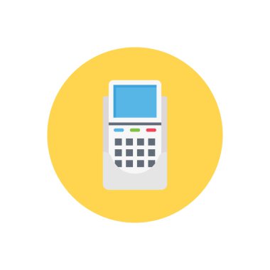 öde vektör dairesi düz simgesi