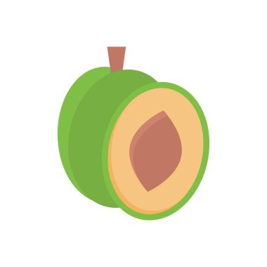 meyve çemberi gölge düz simgesi