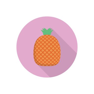 meyve çemberi gölge düz simgesi