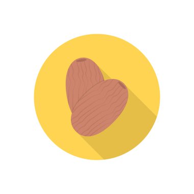 meyve çemberi gölge düz simgesi