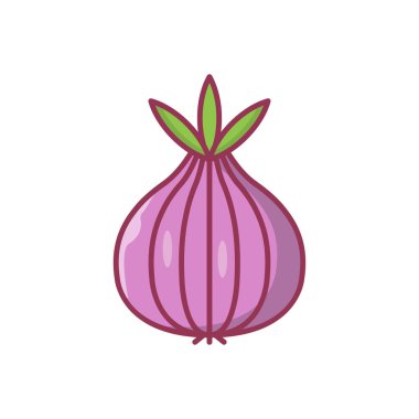 sebze vektörü düz renk simgesi