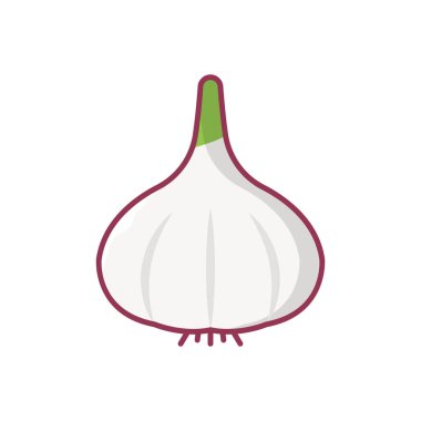 sebze vektörü düz renk simgesi