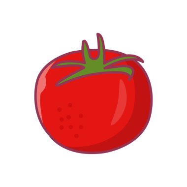 Ketçap vektörü düz renk simgesi