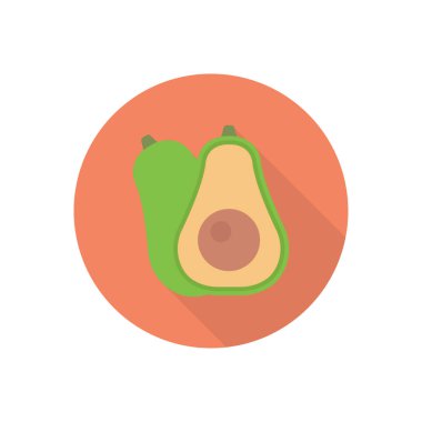 meyve çemberi gölge düz simgesi