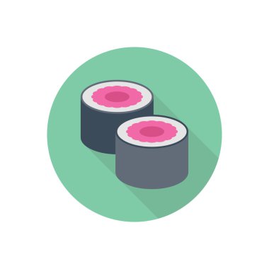 Çince halka gölge düz simge