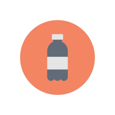 meyve suyu vektörü düz simgesi