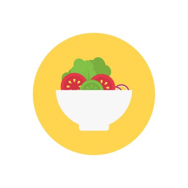 kase vektör dairesi düz simgesi