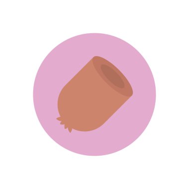 Fast food vektör dairesi simgesi