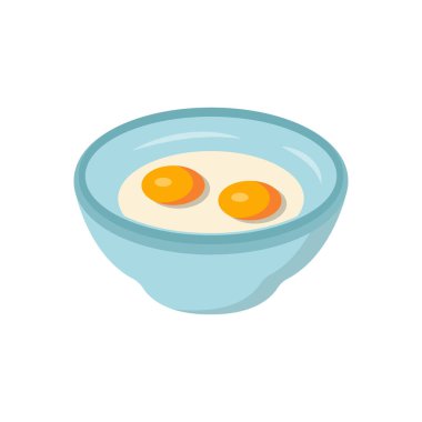 omlet vektörü düz renk simgesi