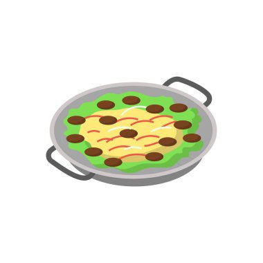 pot vektör düz renk simgesi