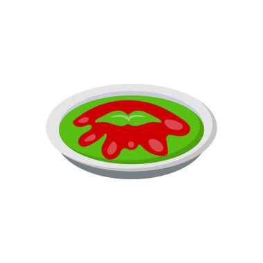 yemek vektörü düz renk simgesi