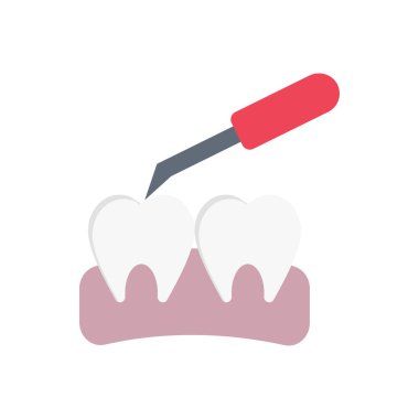 denetleme vektörü düz renk simgesi