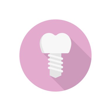 vida vektör daire düz simgesi