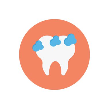 hasar vektör dairesi düz simgesi