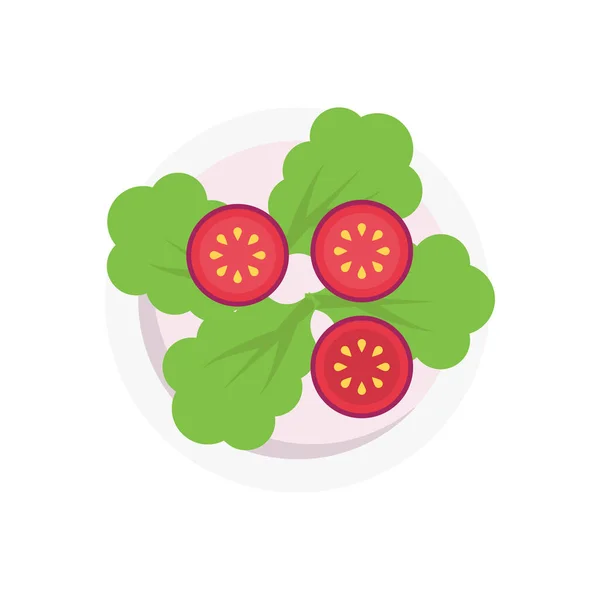 Vector Fruta Icono Color Plano — Vector de stock