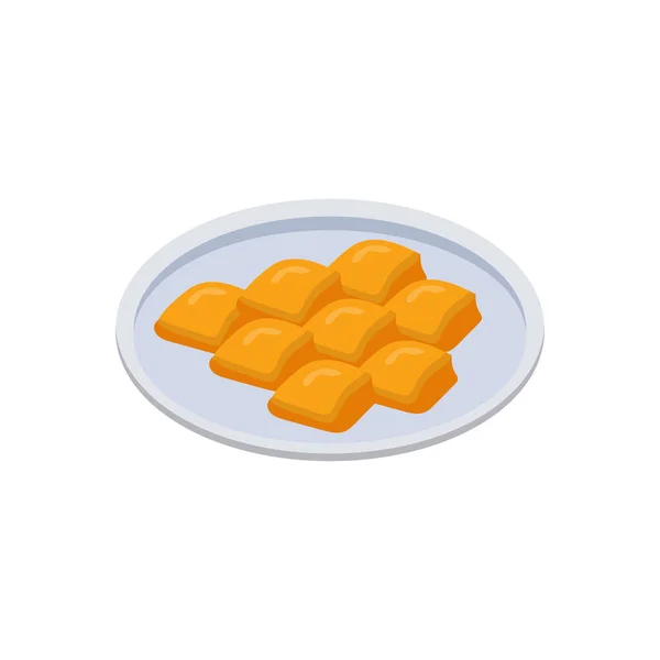 Vector Alimentos Icono Color Plano — Vector de stock