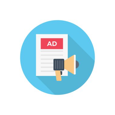 ad daire gölgesi düz simgesi