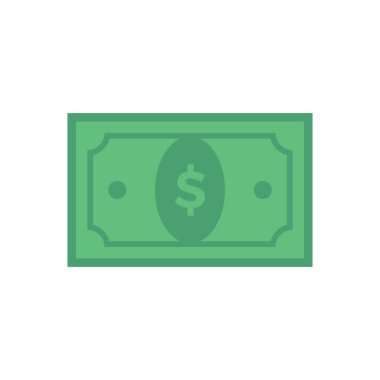 para vektörü düz renk simgesi