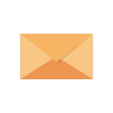 ileti vektörü düz renk simgesi