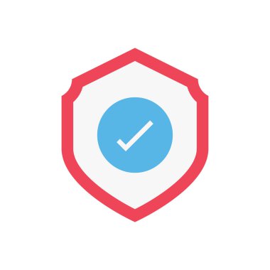 vektör düz renk simgesini kilitle