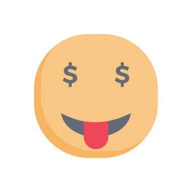 para vektörü düz renk simgesi