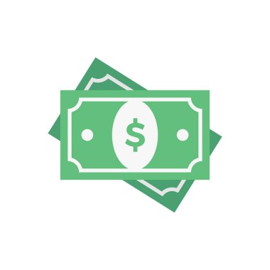 para vektörü düz renk simgesi