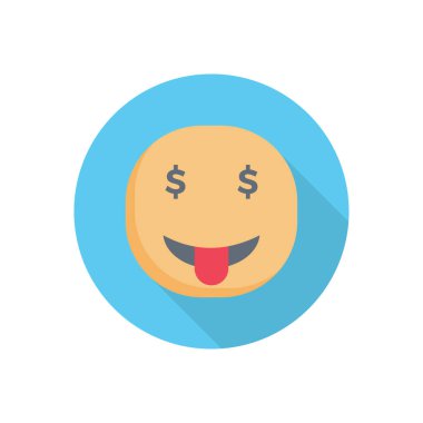 para çemberi gölge düz simgesi