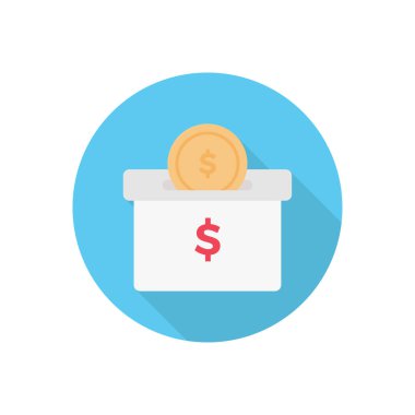 Daire gölgesi düz simgesini kaydet